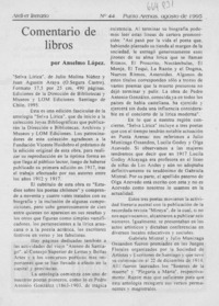 Selva lírica : [comentario]