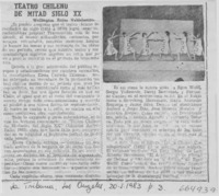 Teatro chileno de mitad siglo XX