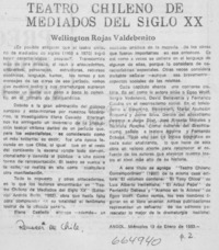 Teatro chileno de mediados del siglo XX