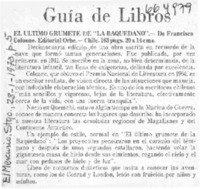 El Último grumete de la Baquedano.  [artículo]