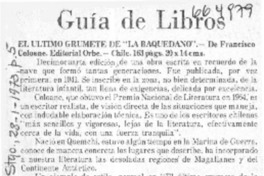 El Último grumete de la Baquedano.  [artículo]