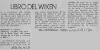 Libro del Wikén.  [artículo]