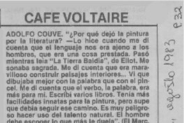 Café voltaire.  [artículo]