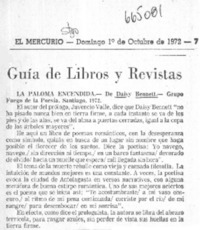 La Paloma encendida.  [artículo]