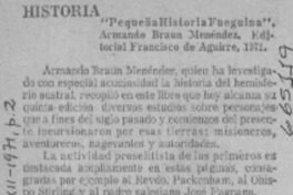 Pequeña historia fueguina".  [artículo]
