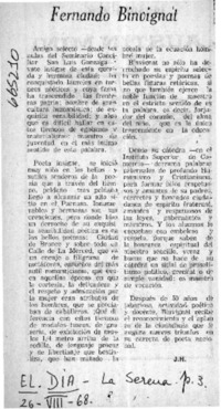 Fernando Binvignat  [artículo] J. H.
