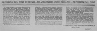 Re-visión del cine chileno.  [artículo]