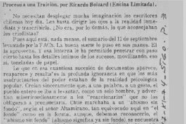 Proceso a una traición  [artículo] Alone.