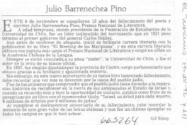 Julio Barrenechea Pino