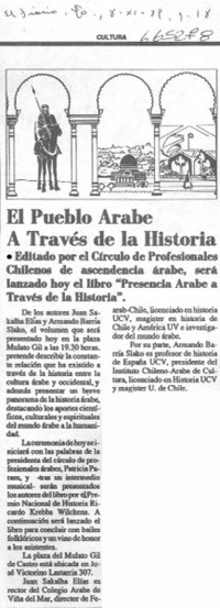 El pueblo árabe a través de la historia.