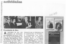 Presentación de libros.  [artículo]