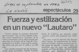 Fueza y estabilización en un nuevo "Lautaro"  [artículo]