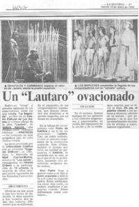 Un "Lautaro" ovacionado.  [artículo]