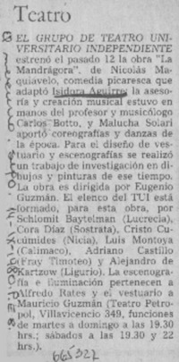 Teatro.  [artículo]