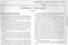 Crónica literaria