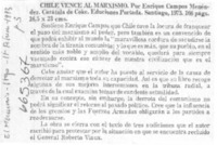 Chile vence al marxismo.