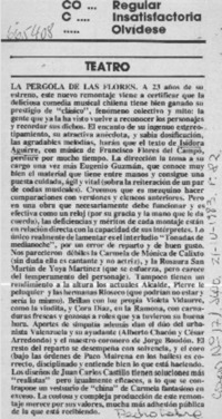 La Pergola de las flores  [artículo] Pedr Labra.