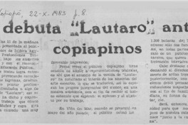 Hoy debuta "Lautaro" ante los copiapinos.  [artículo]