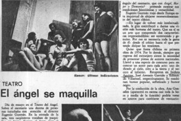 El Angel se maquilla.  [artículo]