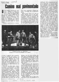 Camino mal pavimentado  [artículo] J.E.