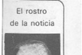 El rostro de la noticia.