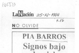 Signos bajo la piel.