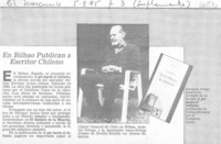 En Bilbao publican a escritor chileno.