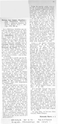 Por senderos araucanos