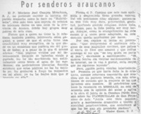 Por senderos araucanos