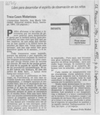 Trece casos misteriosos