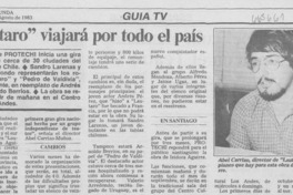 "Lautaro" viajará por todo el país.