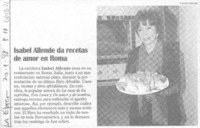 Isabel Allende da recetas de amor en Roma.