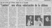 "Lautaro", una eficaz valorización de lo chileno