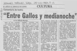 Entre gallos y medianoche"