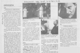 Entre gallos y medianoche.