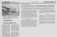 La herencia de un dramaturgo nacional.