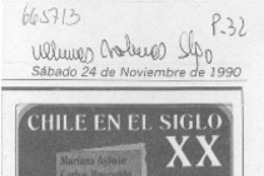 Presentan libro sobre historia actual de Chile.