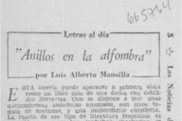 Anillos en la alfombra