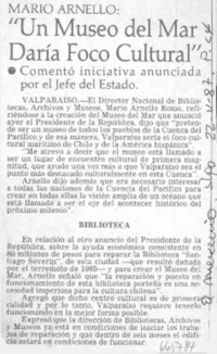 "Un Museo del mar daría foco cultural".