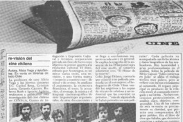 Re-visión del cine chileno.