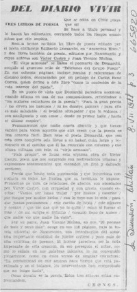 Tres libros de poesía