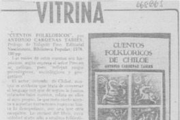 Cuentos folklóricos.