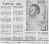Vísperas en llamas