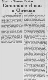 Contándole el mar a Christian