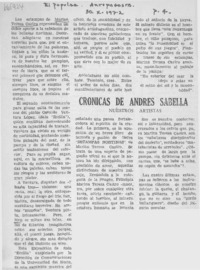 Cronicas de Andrés Sabella