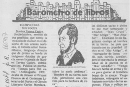 Tiempo para mis voces.