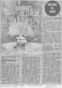 Usos y costumbres de Chiloé.