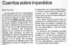 Cuentos sobre impedidos  [artículo]