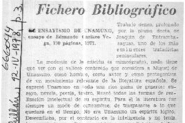 Ensayismo de Unamuno  [artículo] Carlos R. Ibacache.