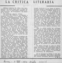 La crítica literaria